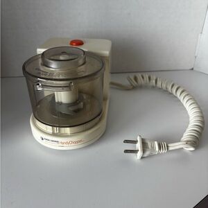 Black & Decker Handy Chopper Mincer HC-20 Vintage Food Processor Small Compact